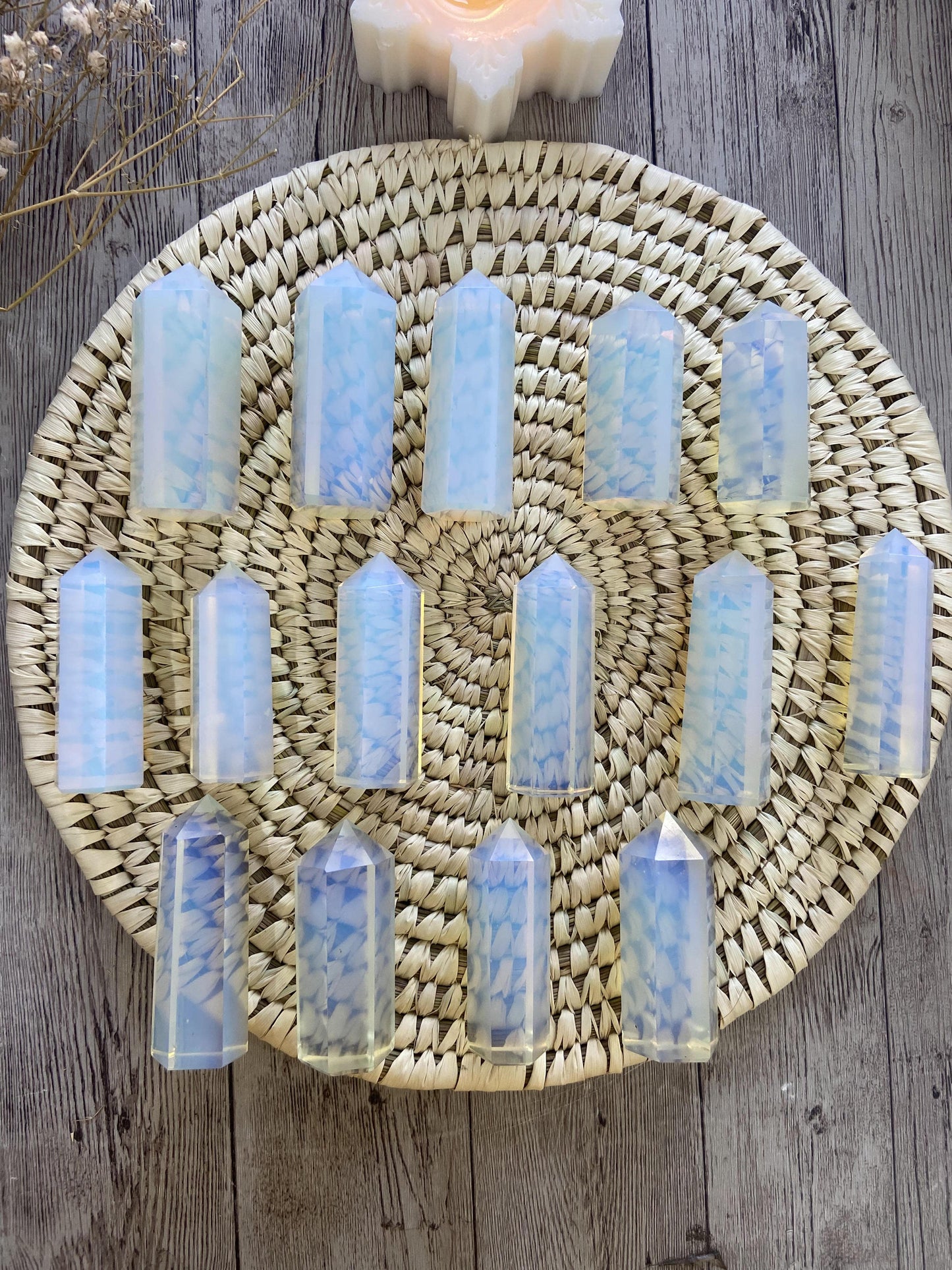 Opalite Mini Point Crystal & Stones