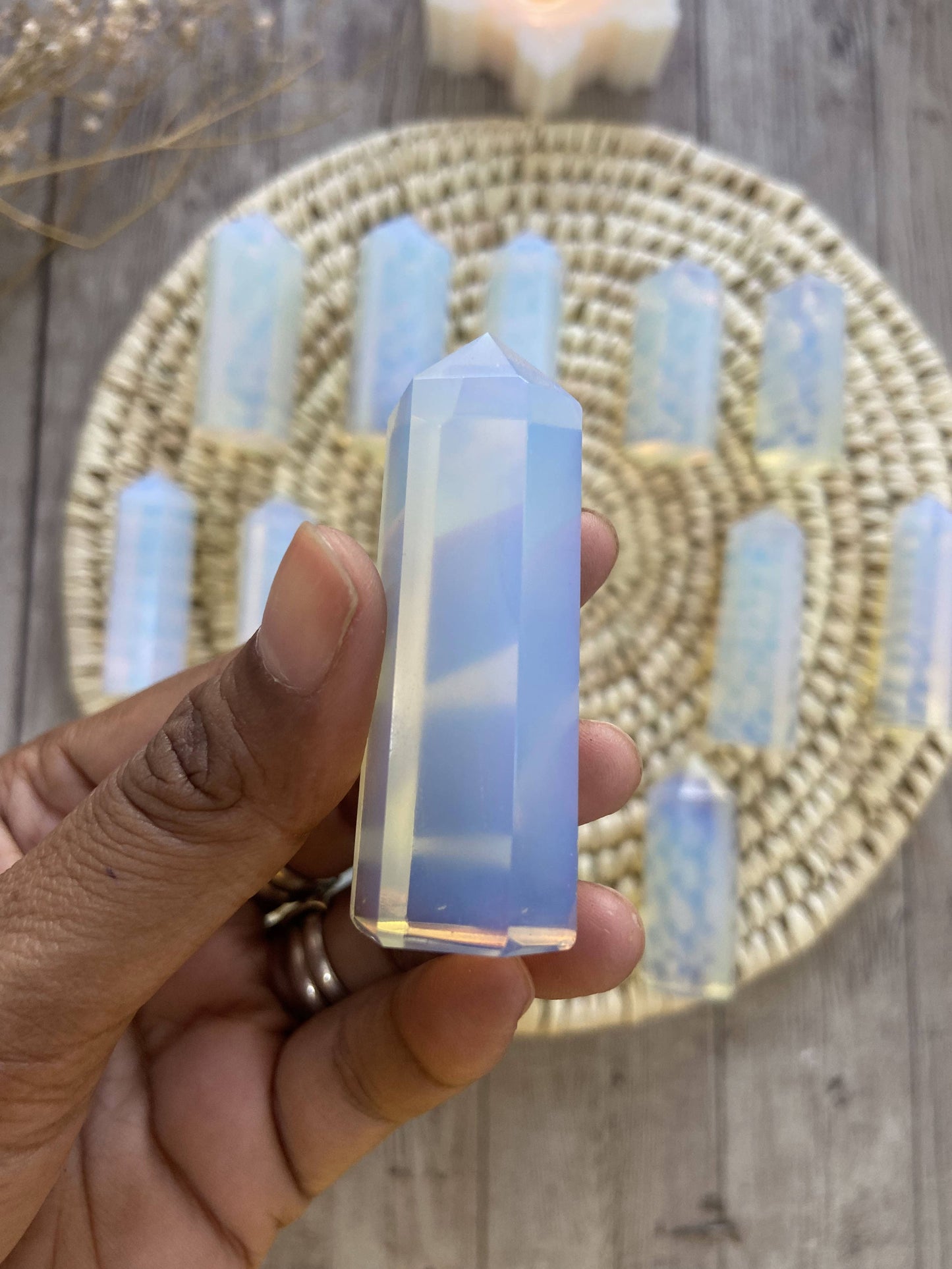 Opalite Mini Point Crystal & Stones