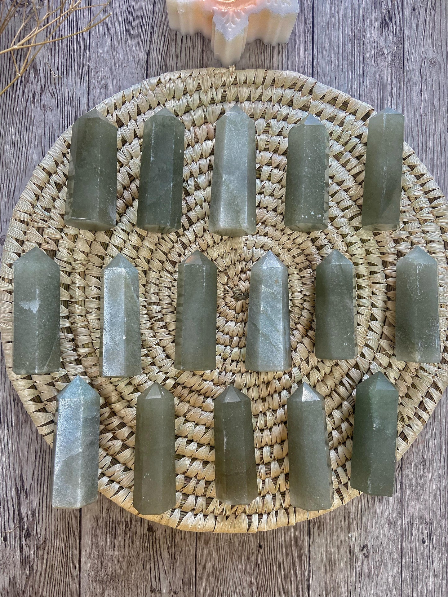 Green Aventurine Mini Point Crystal & Stones