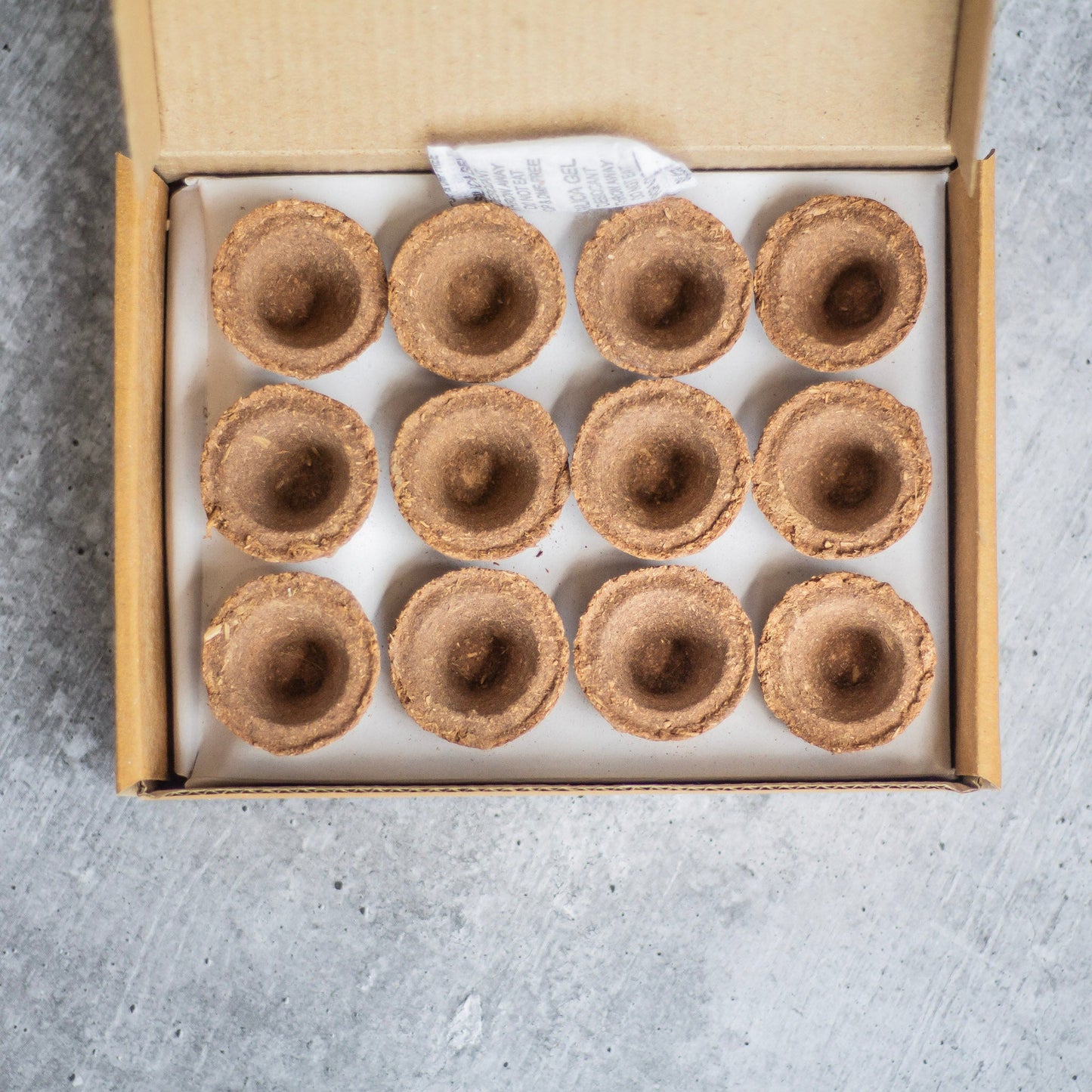 Cow Dung Incense Cup | Pack Of 12 & Resin
