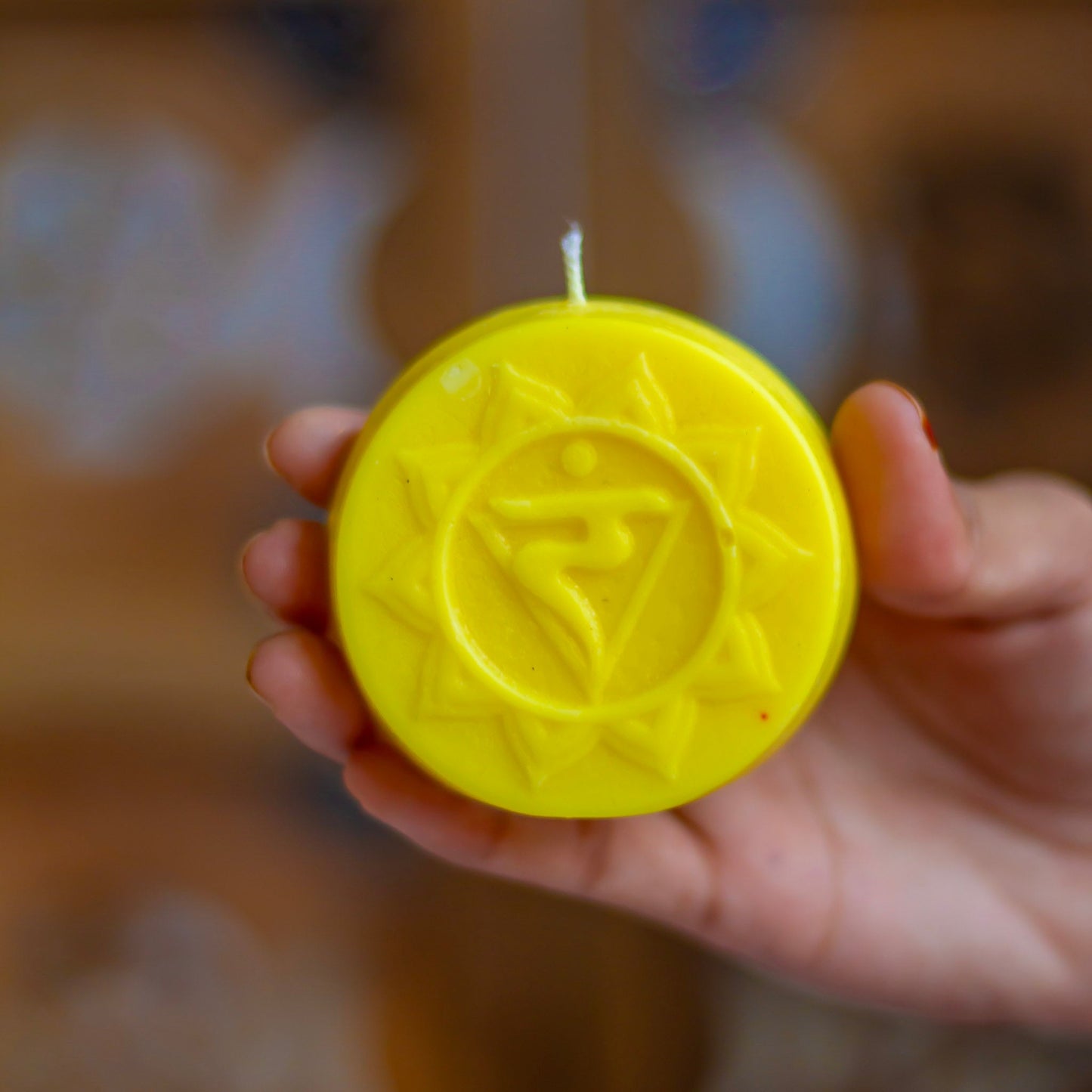 Yellow Solar Plexus Decorative Soy Candle Candles