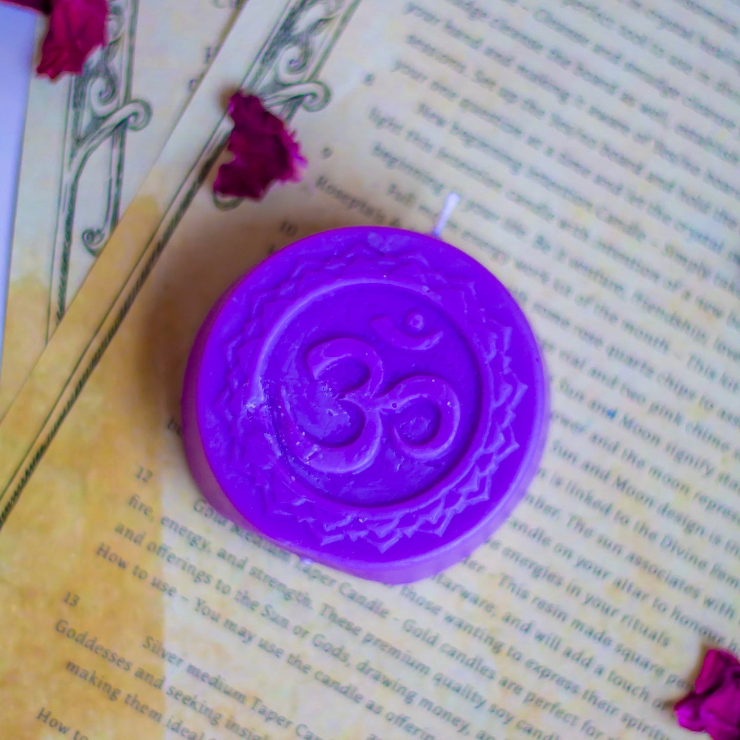 Purple Crown Chakra Decorative Candle Candles