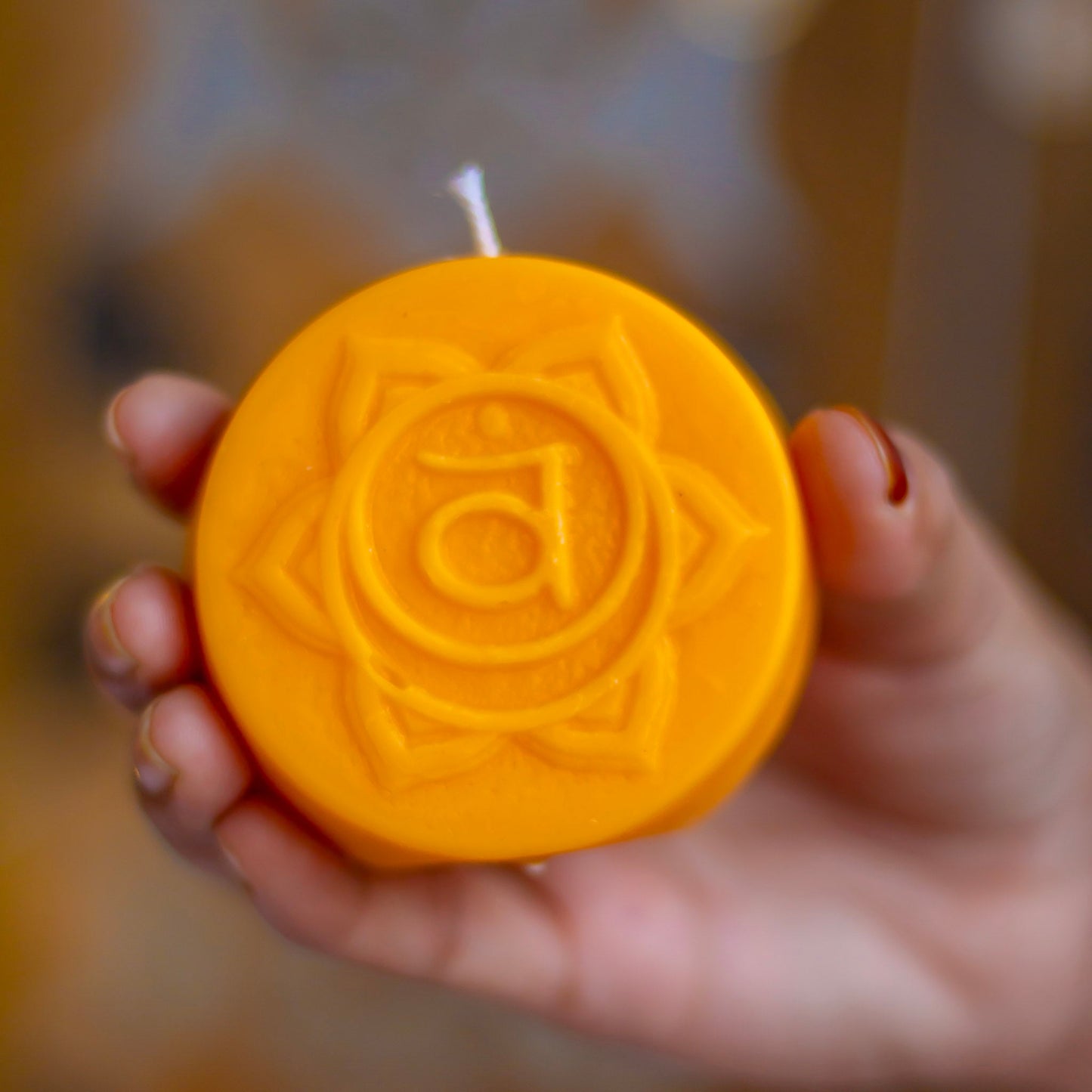 Orange Sacral Chakra Decorative Candle Candles