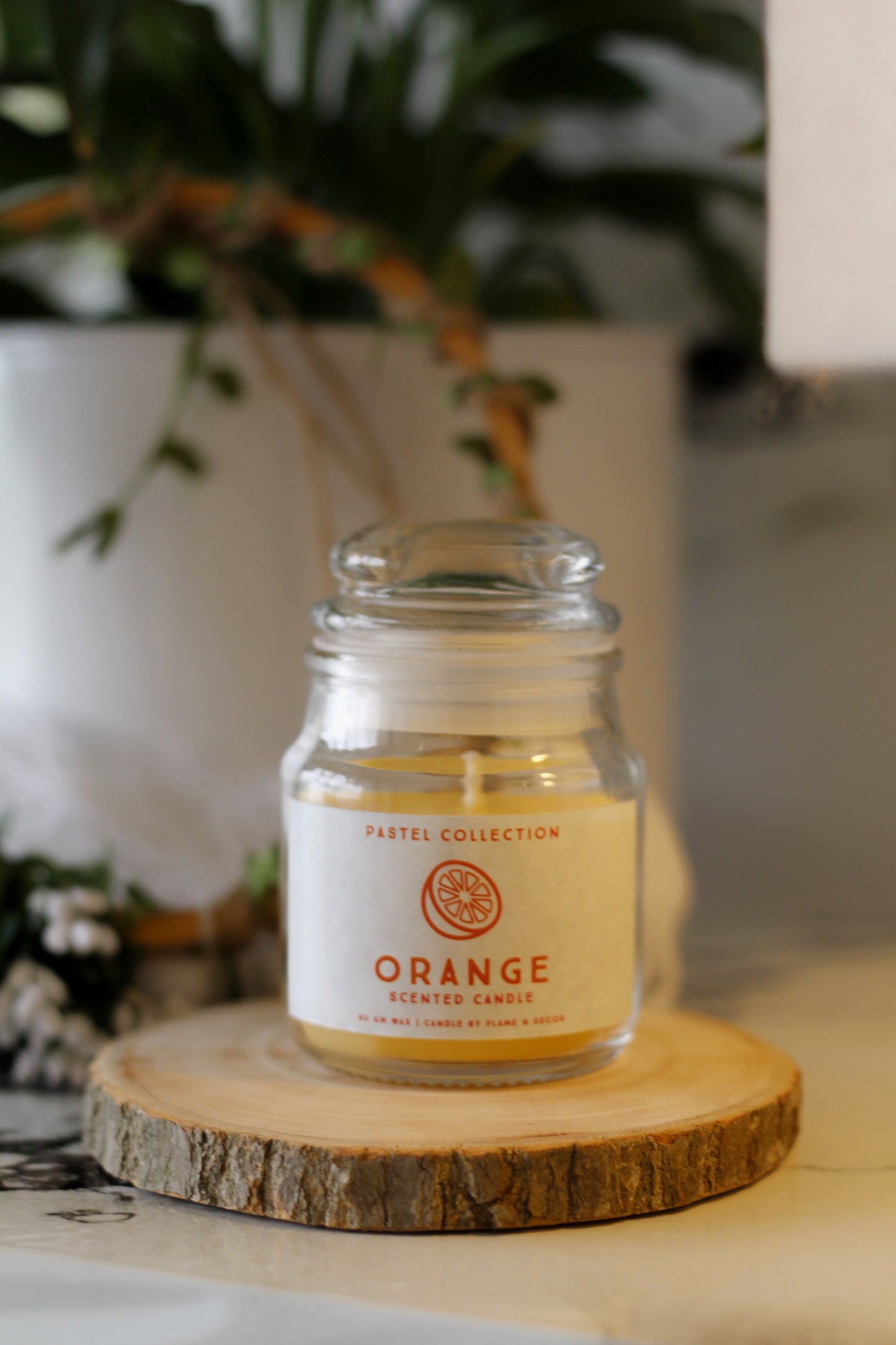 Orange Cookie Jar Candle set of 2