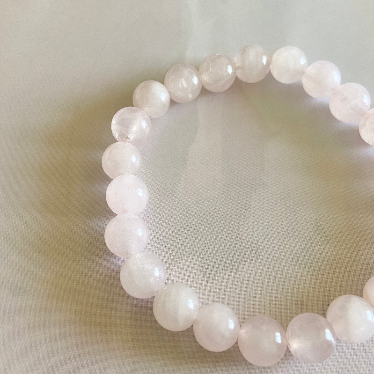 Rose Quartz Bead Bracelet | Stone Of Love & Self Crystal Stones
