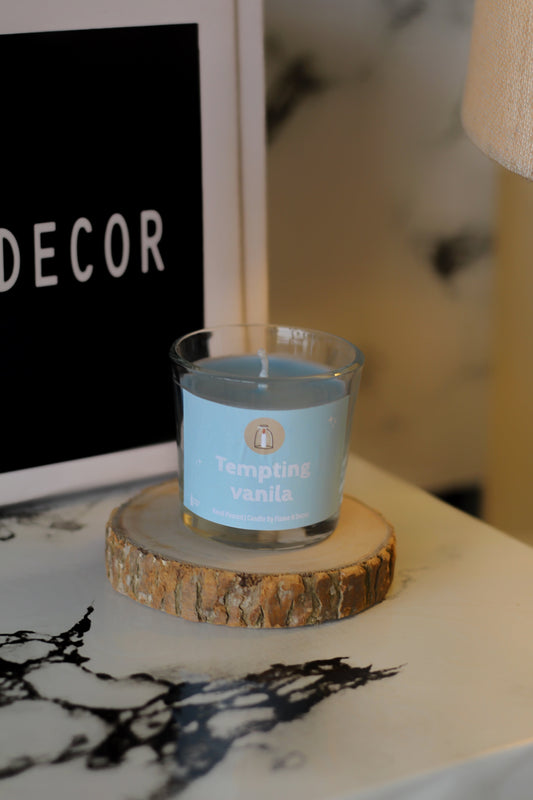 Tempting Vanilla Shot Glass Candle | Soy Candle set of 3