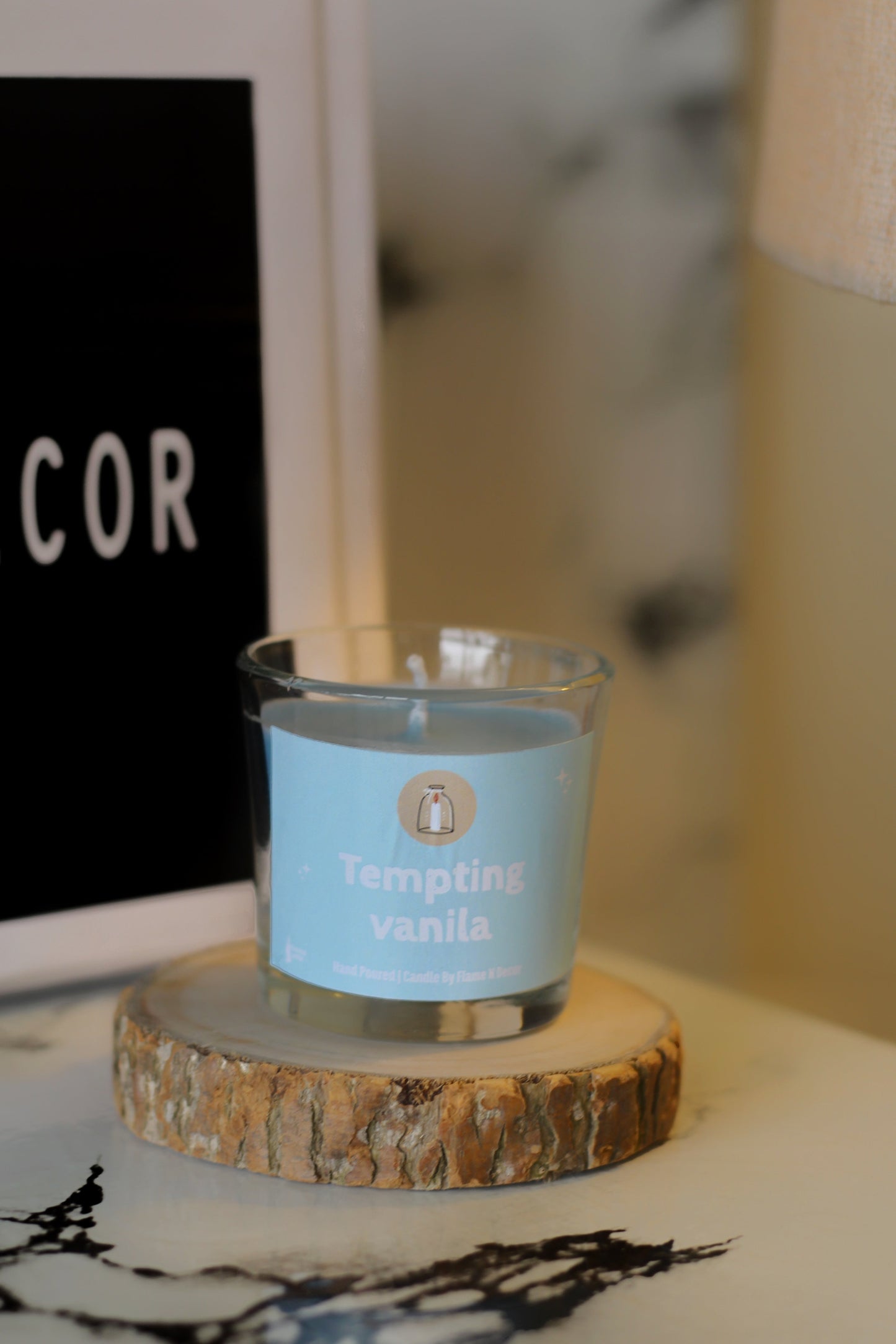 Tempting Vanilla Shot Glass Candle | Soy Candle set of 3