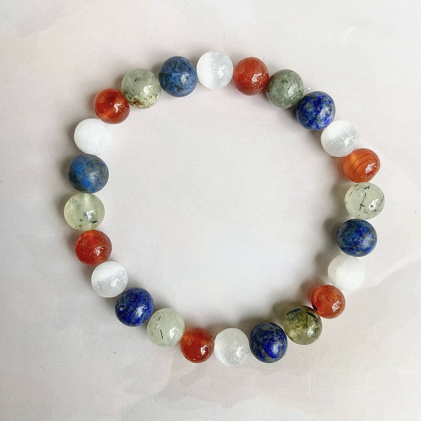 Sagittarius Zodiac Bead Bracelet Crystal & Stones