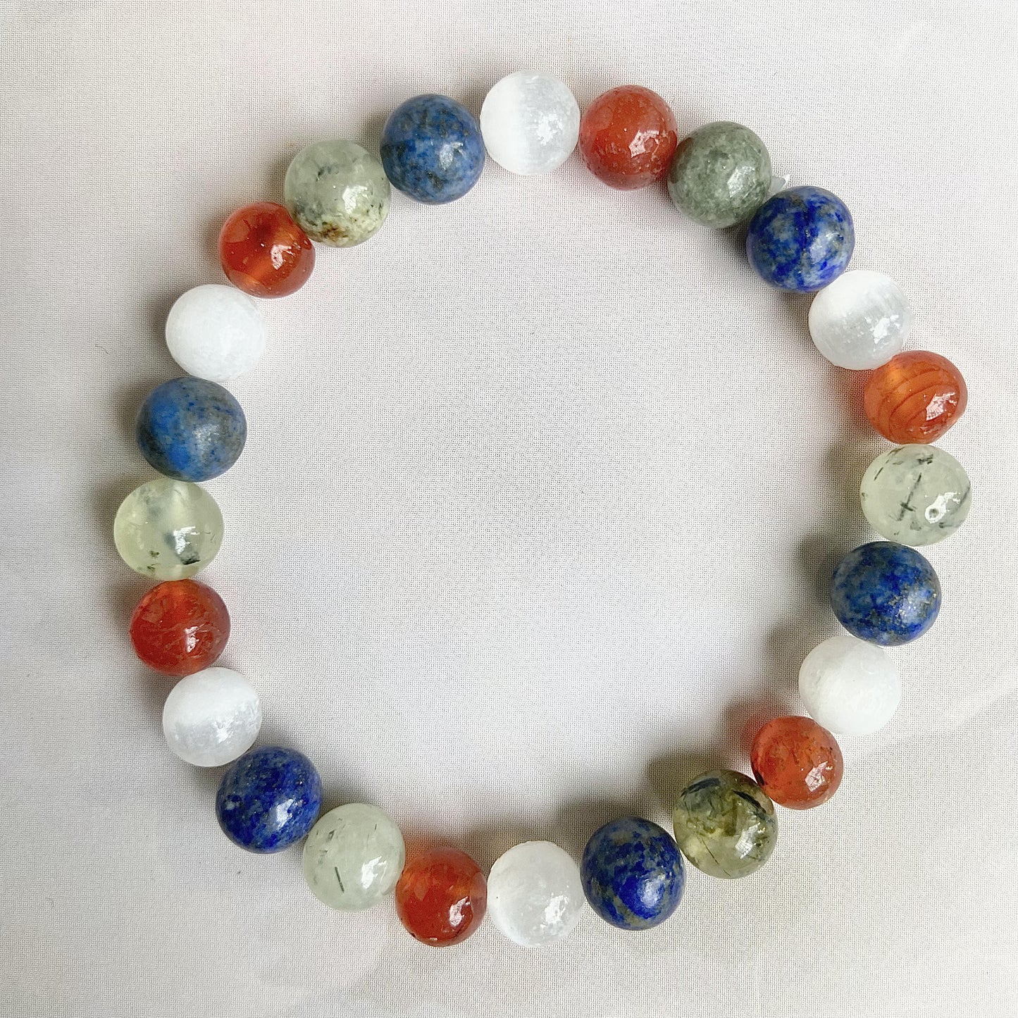 Sagittarius Zodiac Bead Bracelet Crystal & Stones