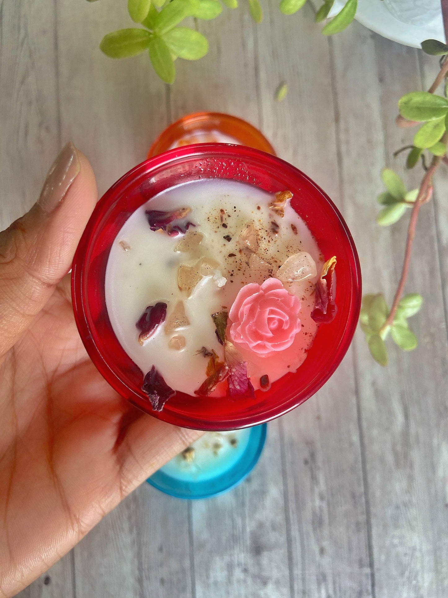 Tinted Mini Votives - Set Of 4 Candles