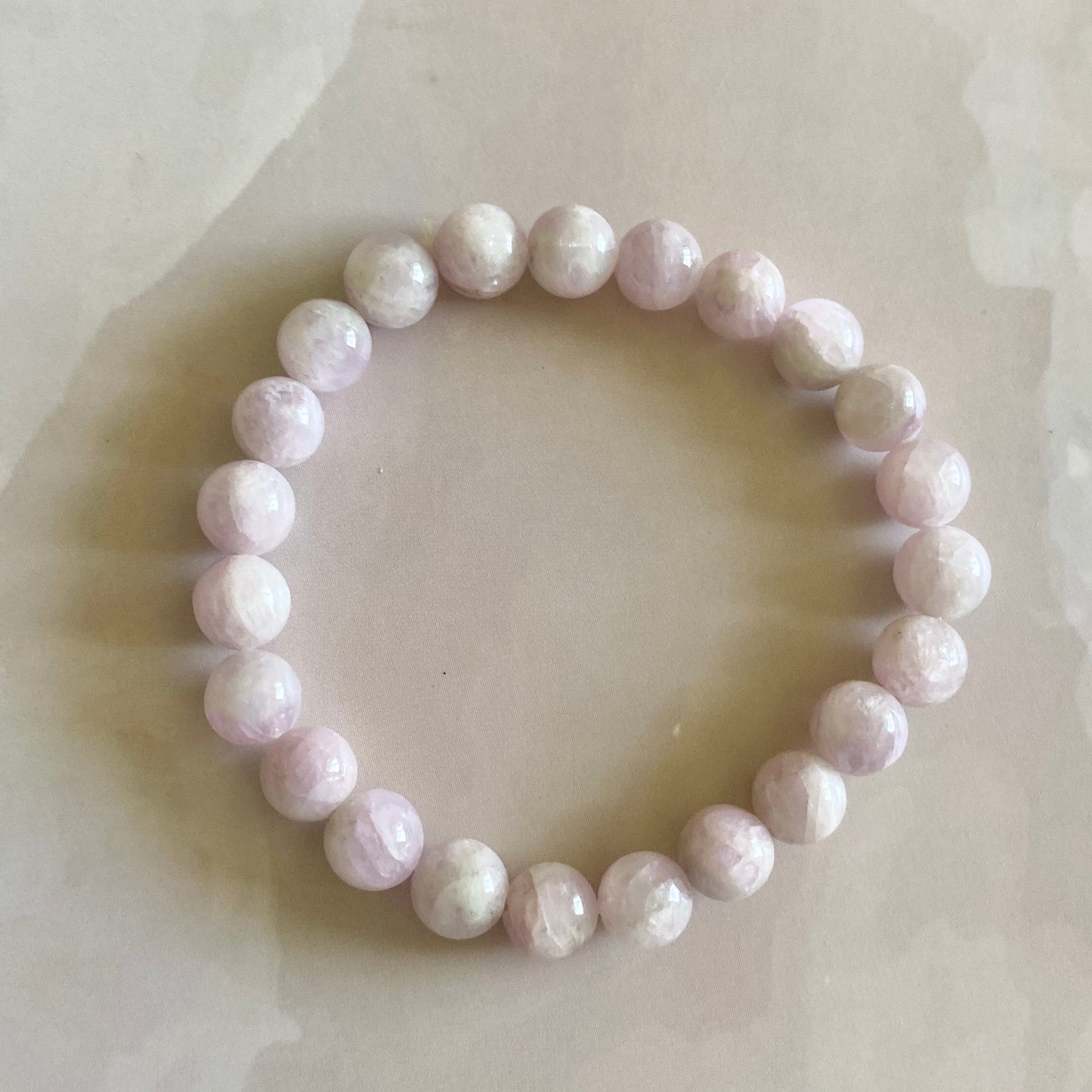 Kunzite Bead Bracelet | Improves Overall Healing Crystal & Stones