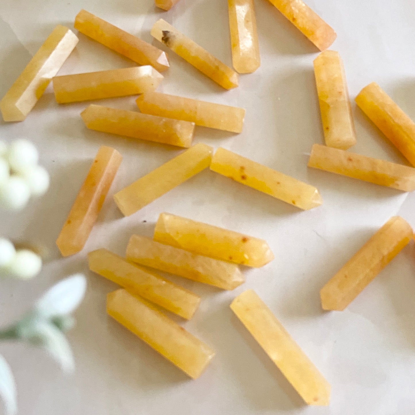 Yellow Aventurine Mini Pencil Point Crystal & Stones