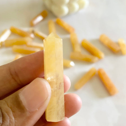 Yellow Aventurine Mini Pencil Point Crystal & Stones
