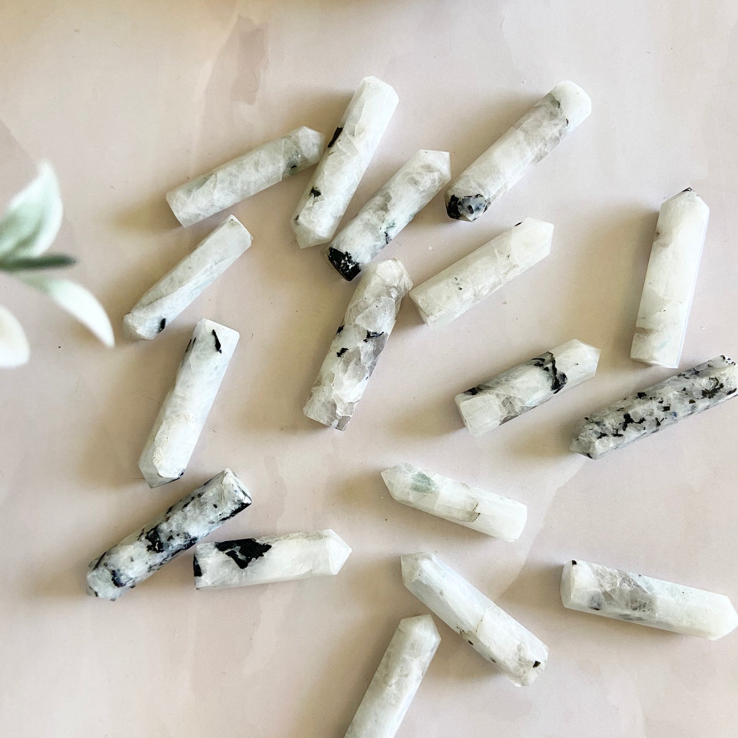 Rainbow Moonstone Mini Pencil Point | Cool Downs The Emotional Stress Crystal & Stones
