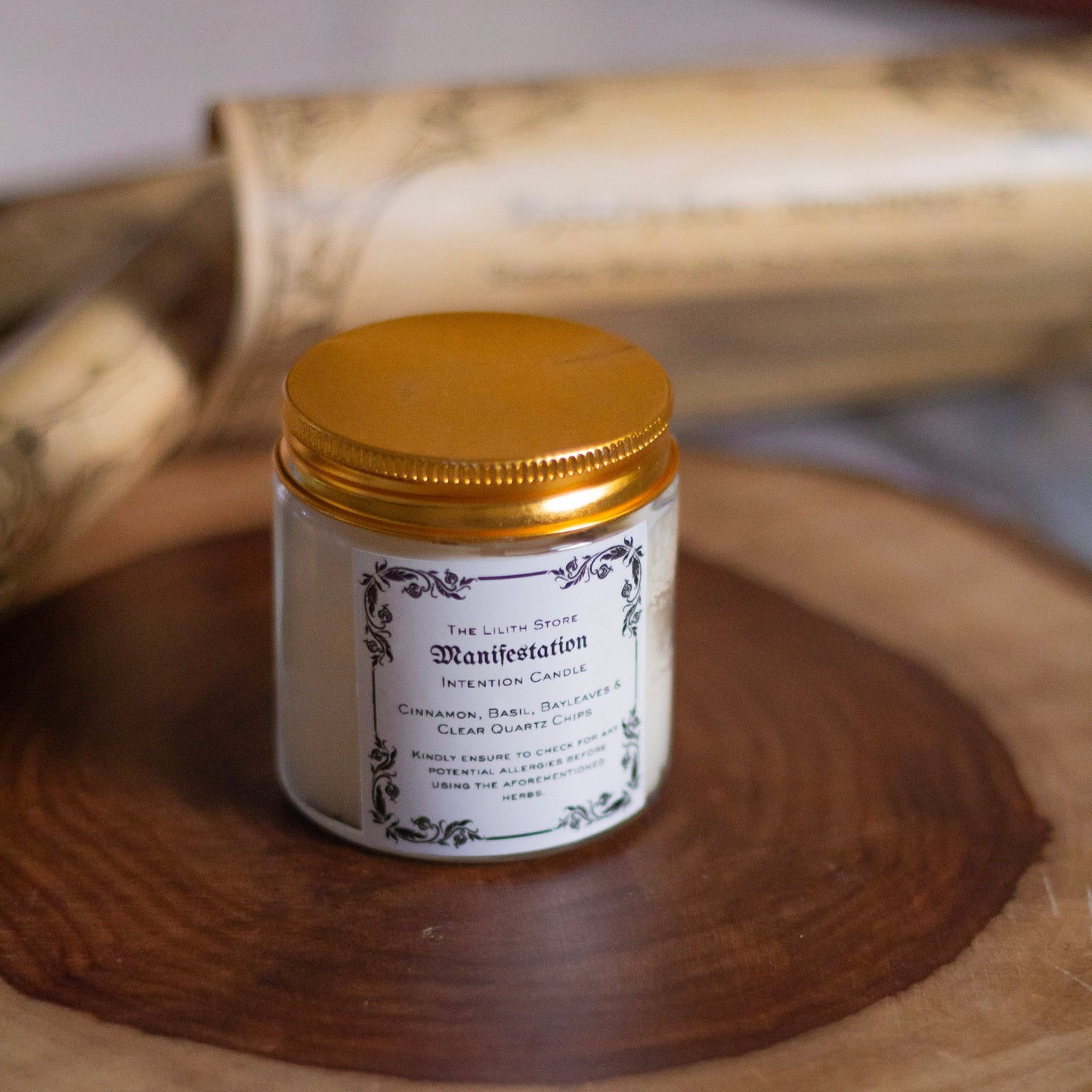 Manifestation Ritual Candle Intention Candles