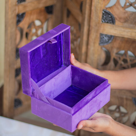 Lavender Velvet Box | Small Size