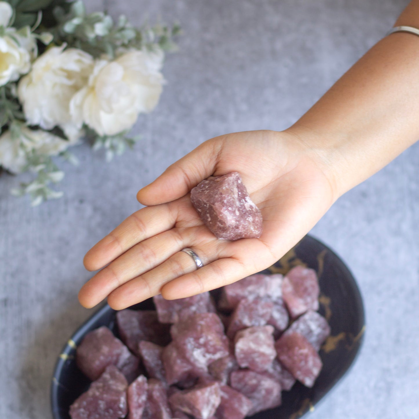 Raw Strawberry Quartz - Pack of 2 | Promotes Happiness & Joy