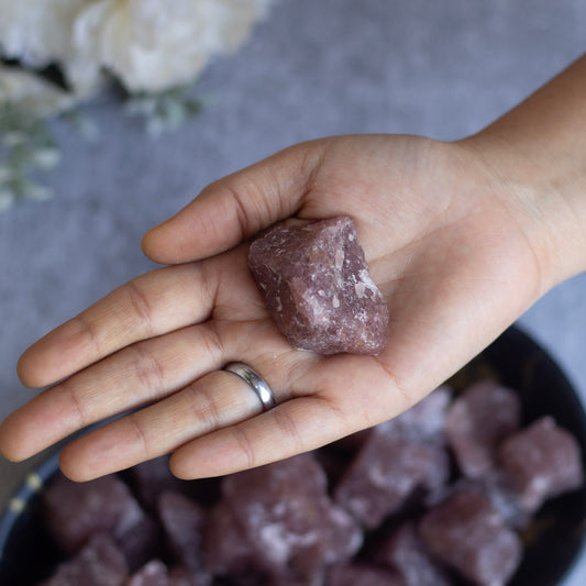 Raw Strawberry Quartz | Promotes Happiness & Joy