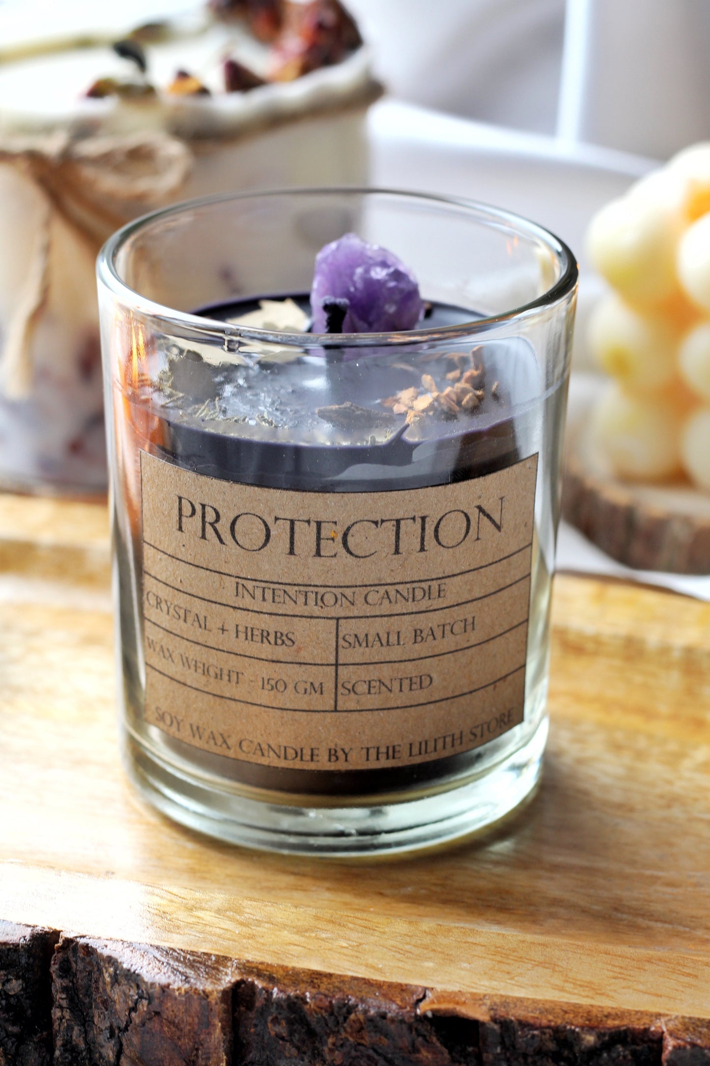 Protection Intention Candle | Available In Soy & Bees Wax