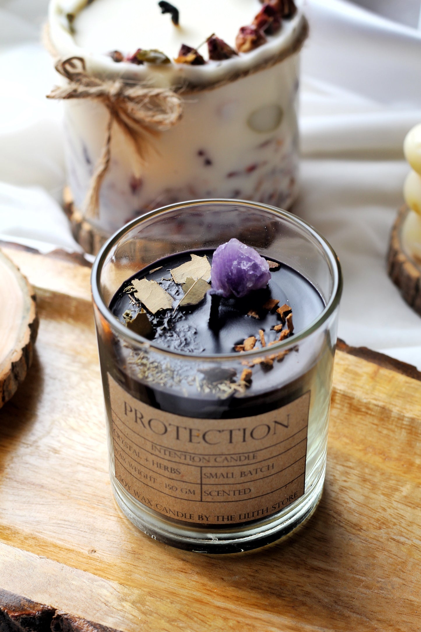 Protection Intention Candle | Available In Soy & Bees Wax