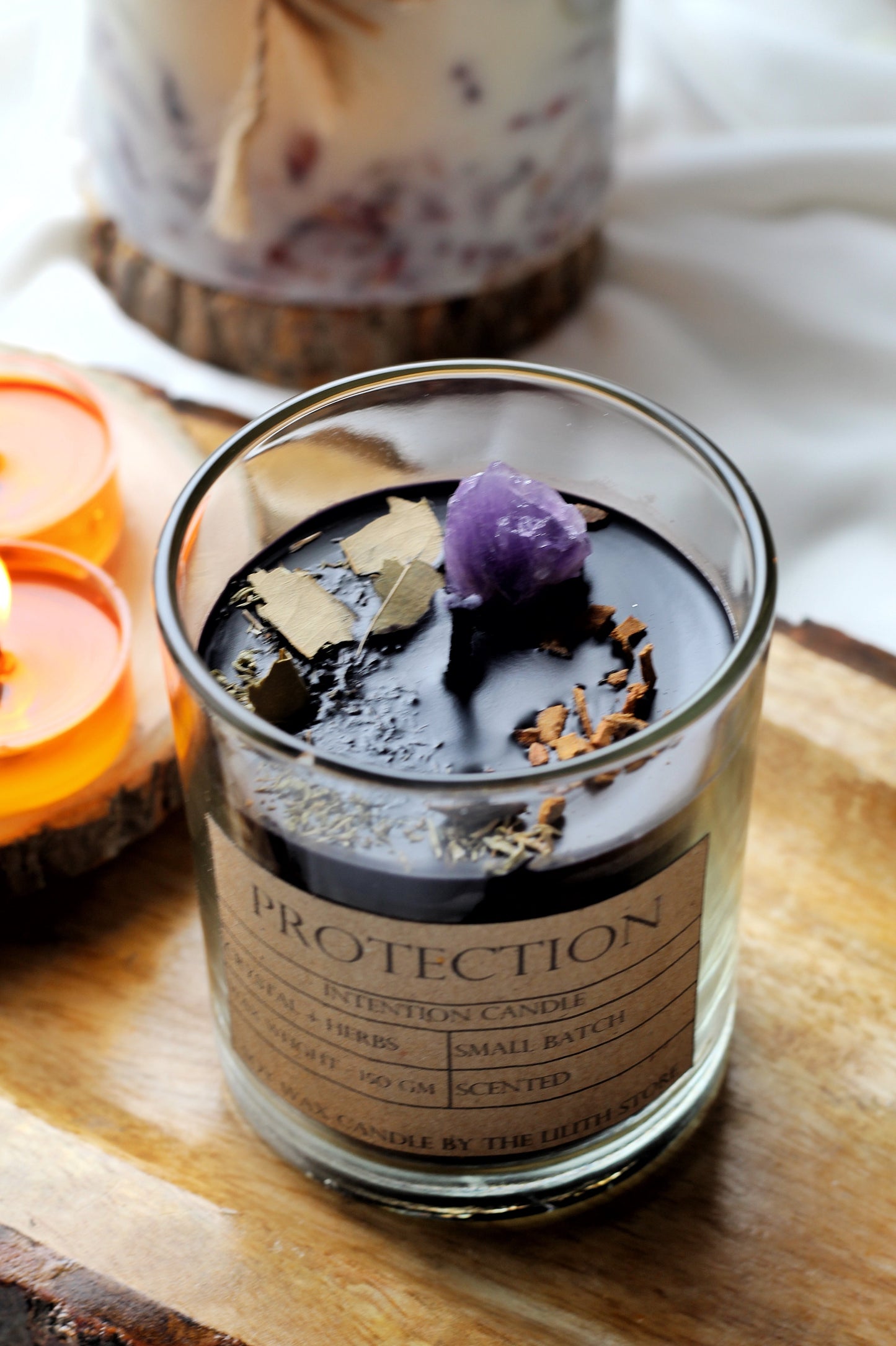 Protection Intention Candle | Available In Soy & Bees Wax