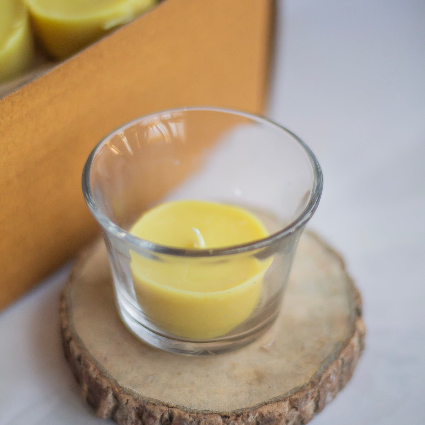 Beeswax Unscented Tealight Candles | Pack of 21 Candles
