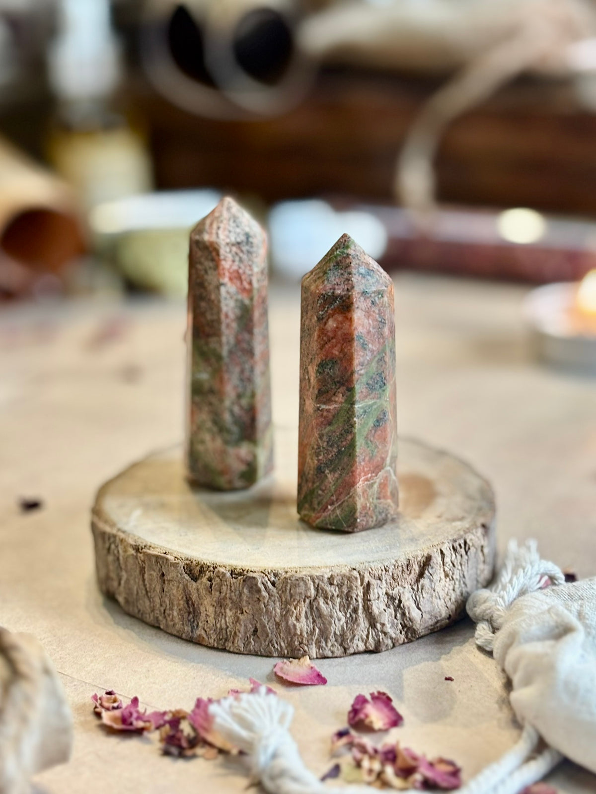 Mini Unakite Tower