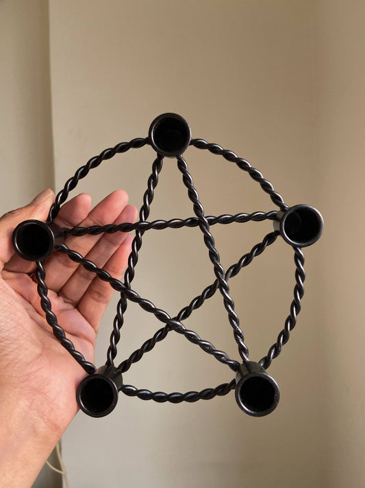 Pentacle Candle Holder Altarware | Altar