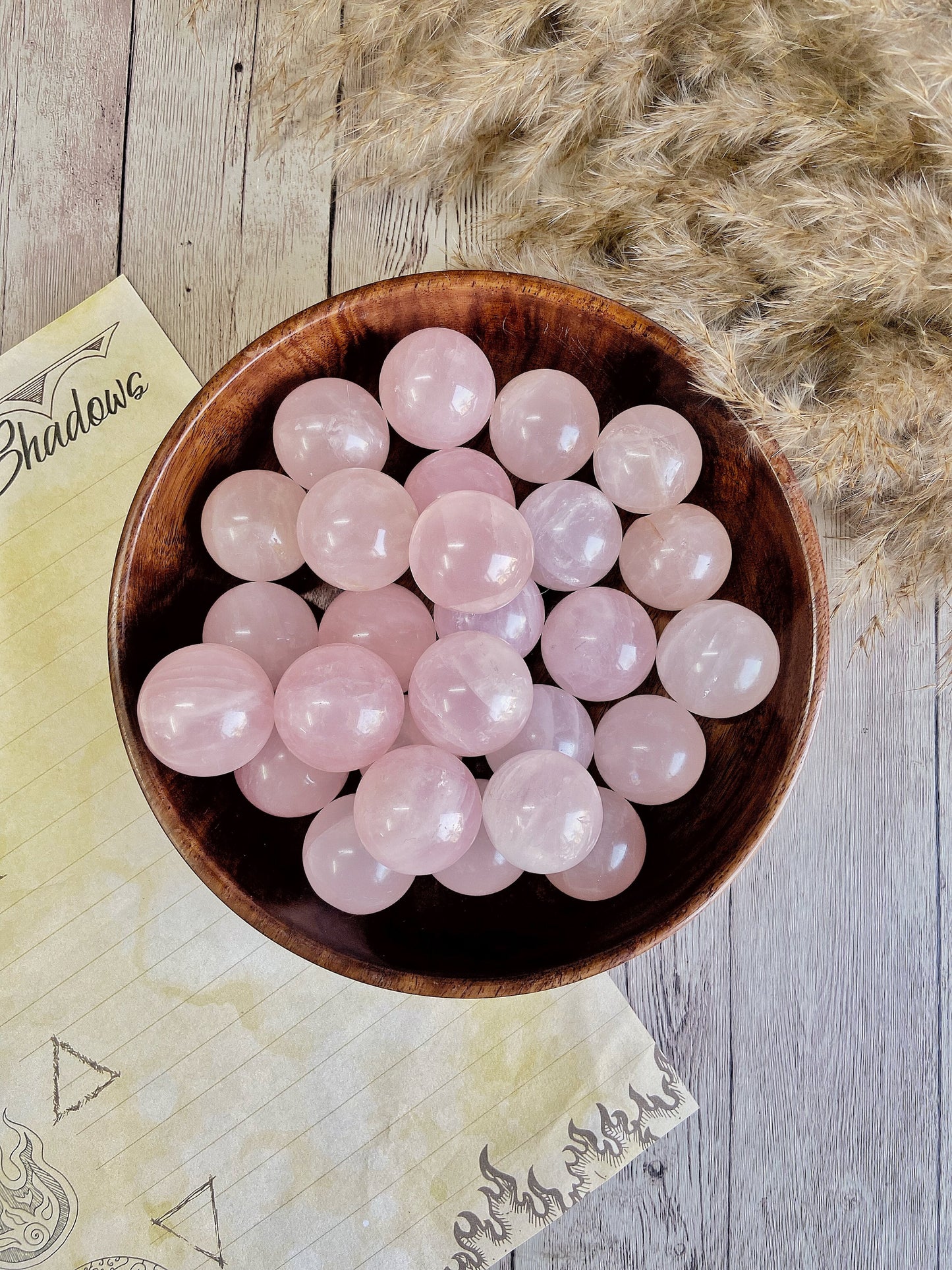 Rose Quartz Mini Spheres Crystal & Stones