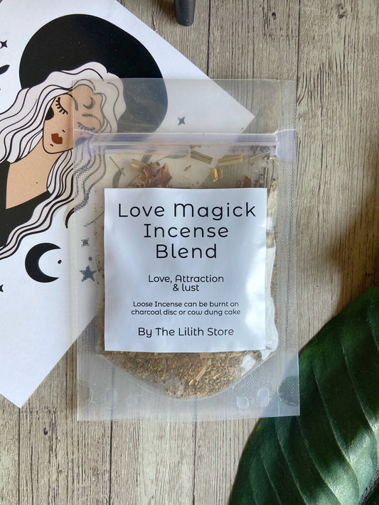Love Magick Incense Blend & Resin