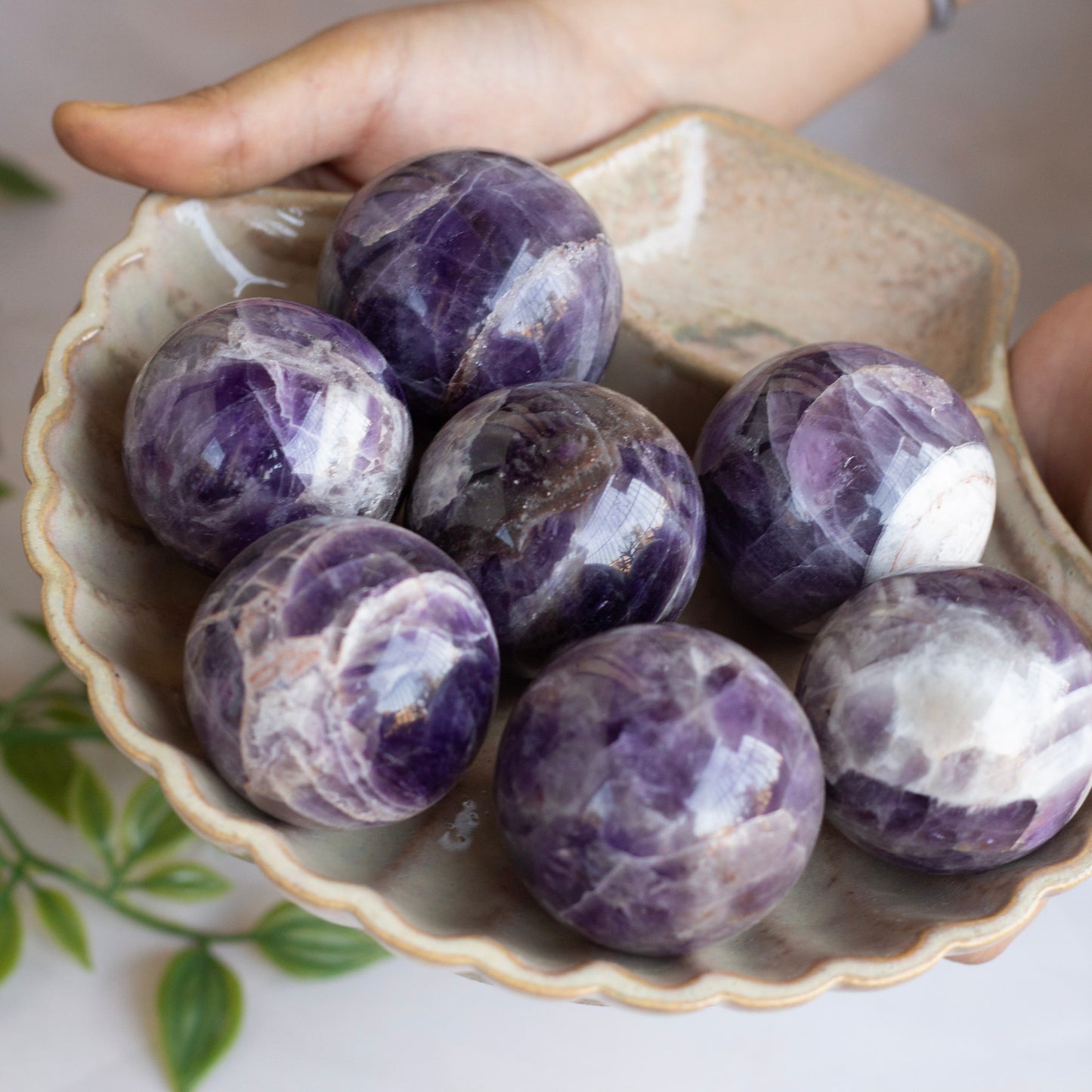 Amethyst Sphere (Large Size) | Helps activating Third Eye & Psychic abilities