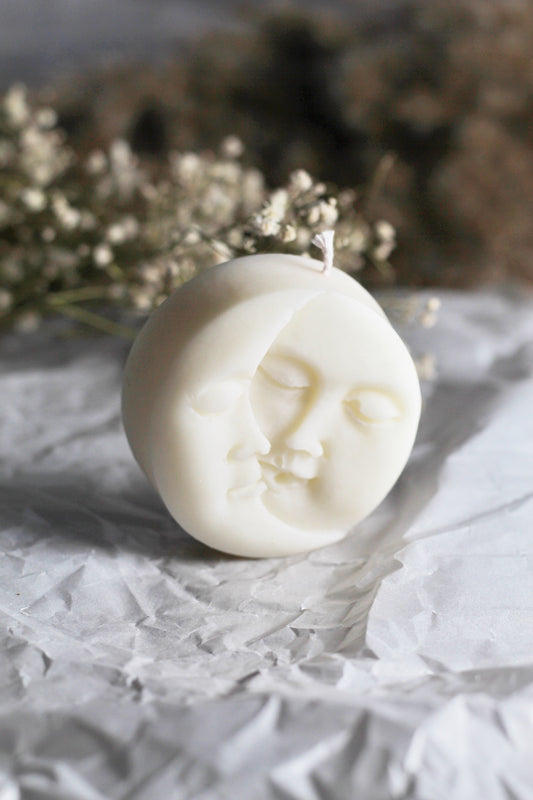 Sun & Moon Round Soy Candle | Pack of 2
