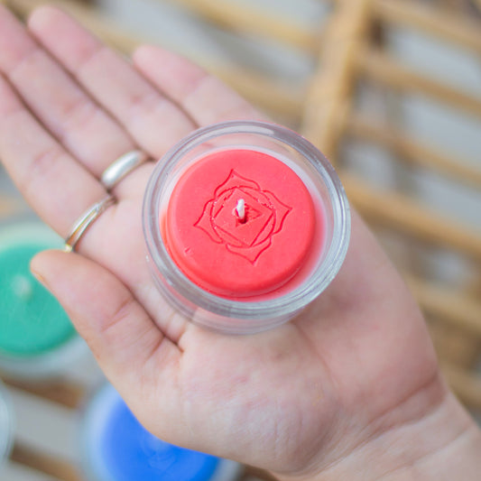 Seven Chakra Soy Tealight Candle - Set of 7