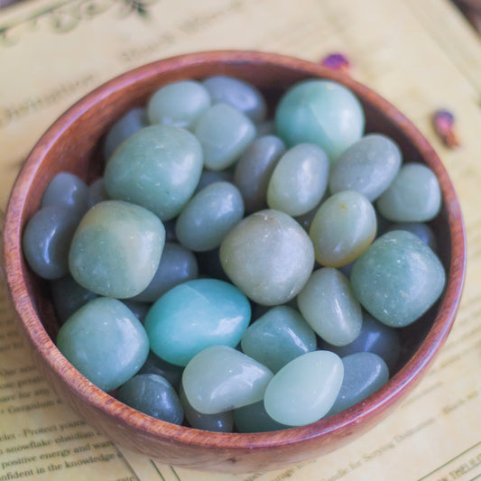 Green Aventurine Tumble Stone | Stone for Financial abundance