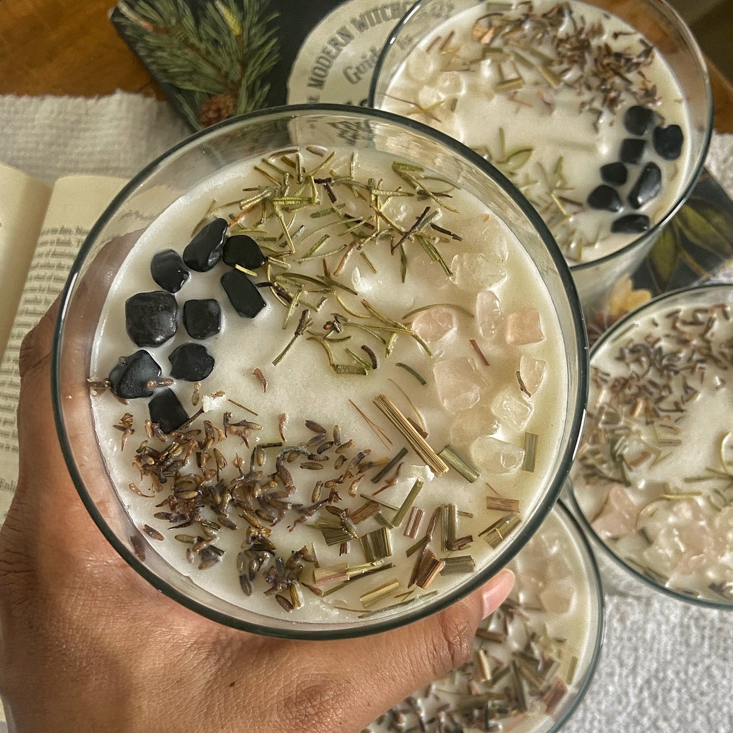 Love & Positivity Intention Soy Candle with Lid - 450 Gm