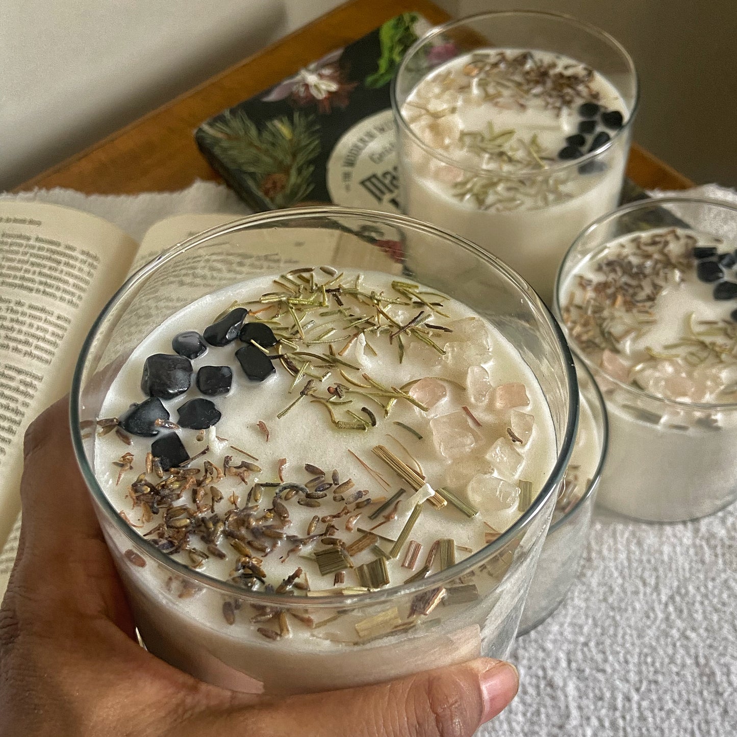 Love & Positivity Intention Soy Candle with Lid - 450 Gm