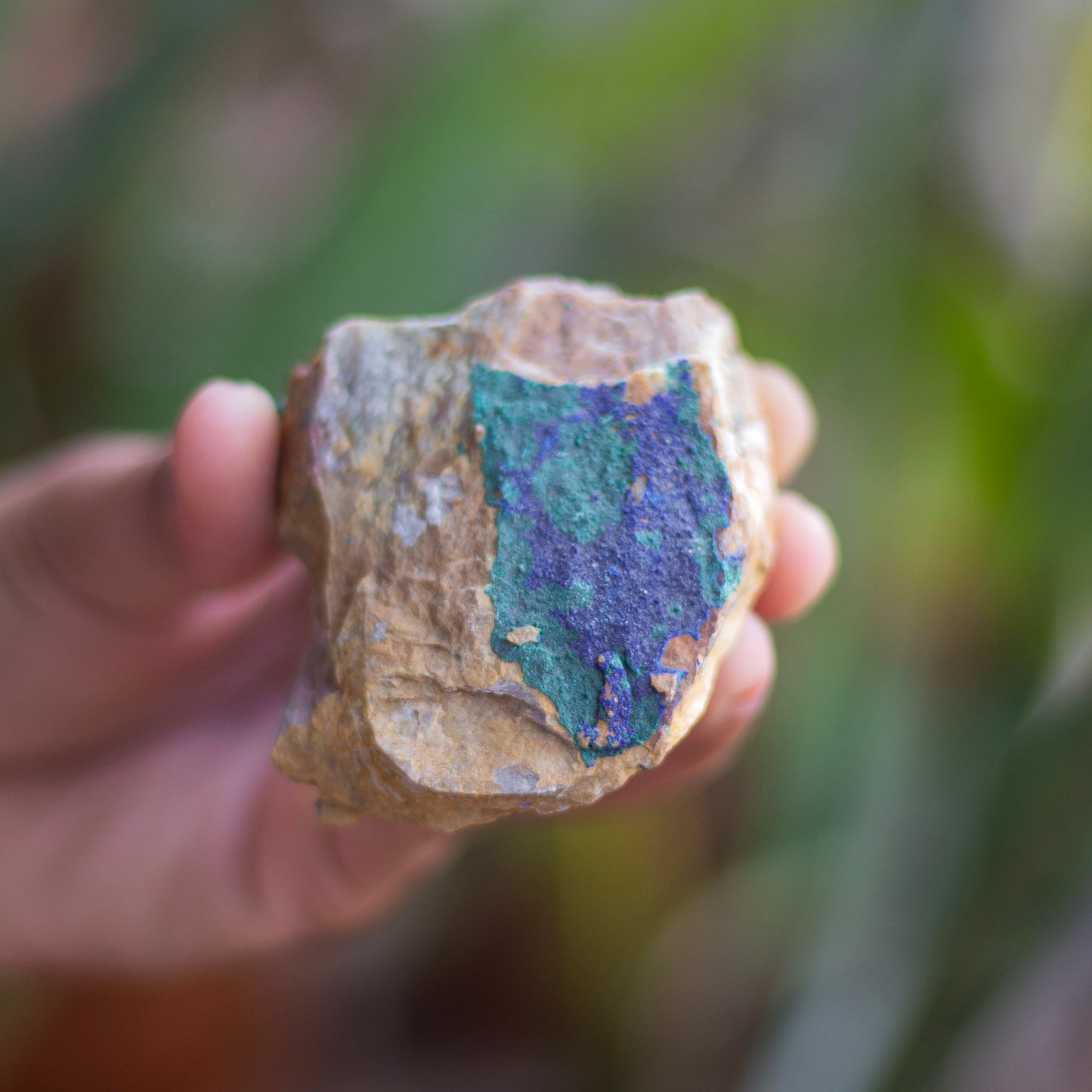 Azurite with Malachite Mineral- 107 Gm | Promotes Intution & Creativity