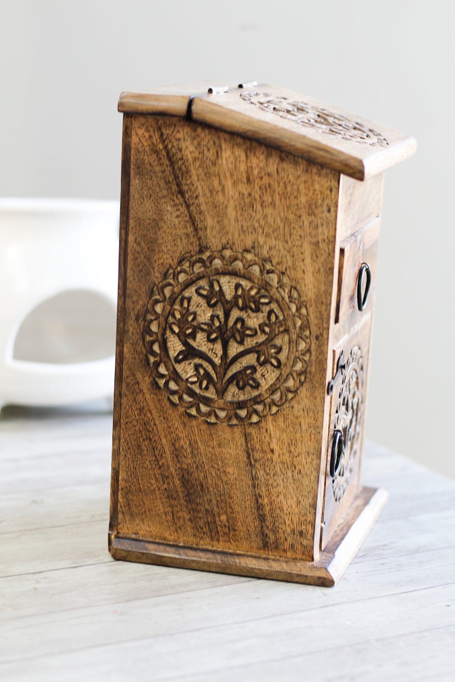 Hand Crafted Herb Chest Altar Box Wiccan Altarware |