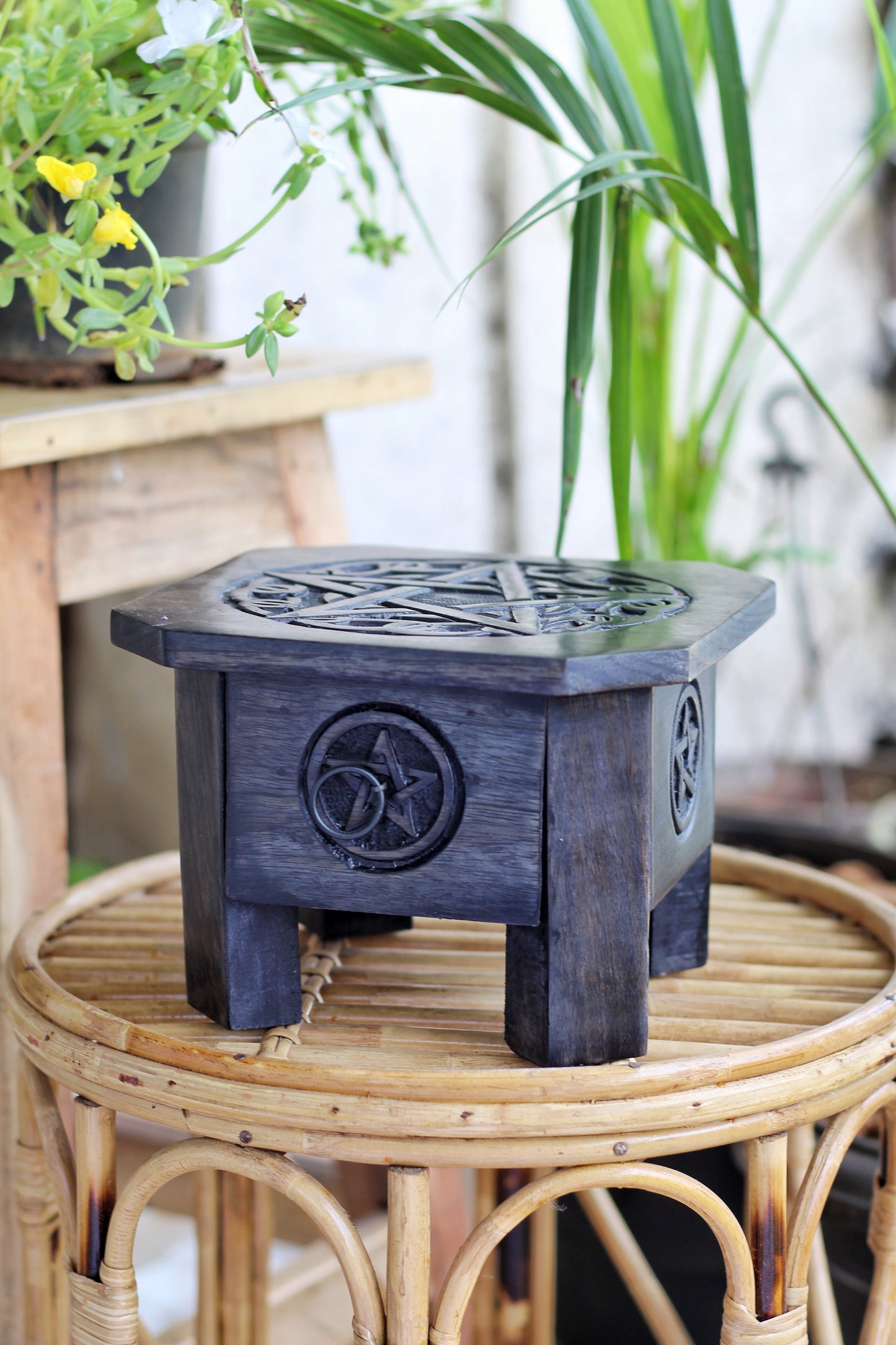 Altar Table With Carved Pentacle Altarware |