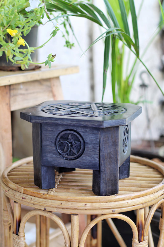 Altar Table With Carved Pentacle Altarware |
