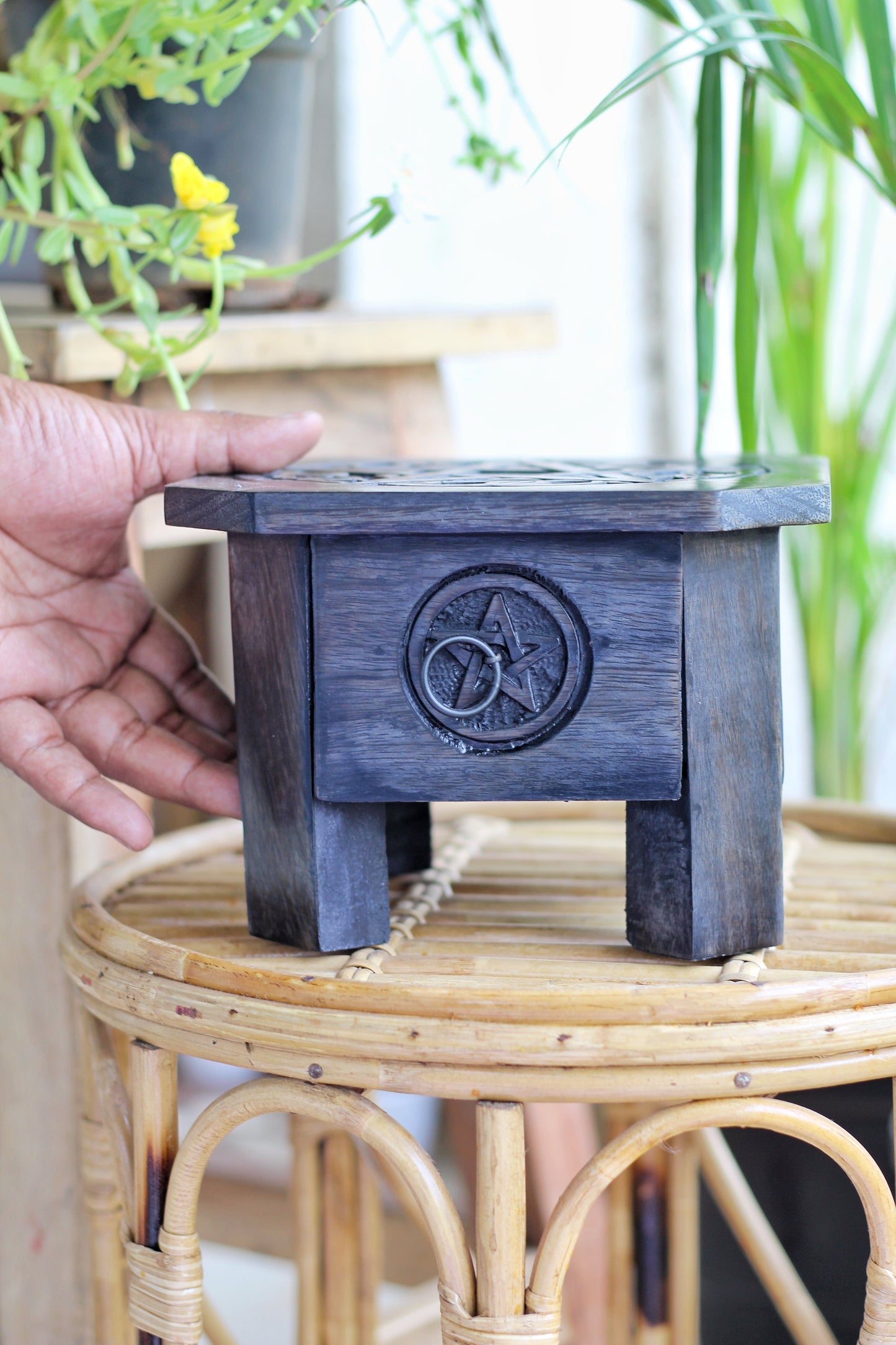Altar Table With Carved Pentacle Altarware |