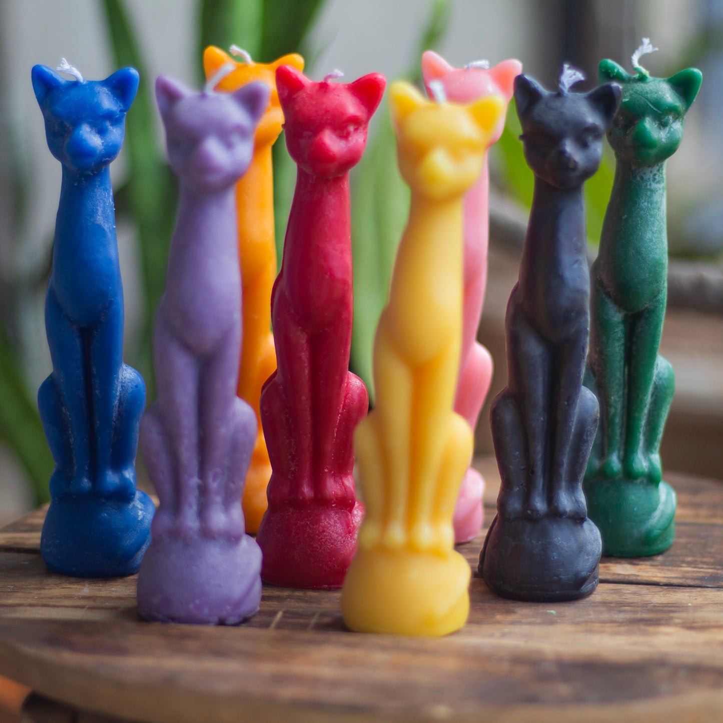 Beeswax Cat figurine Candles | Colour Option Available