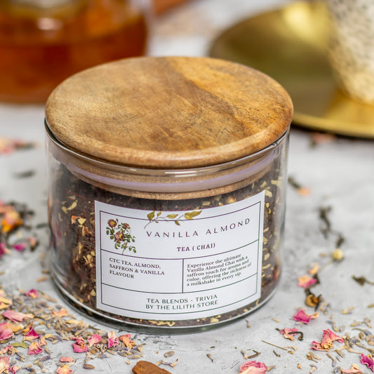 Vanilla Almond Saffron Chai Blend - 100 Gm | CTC Tea