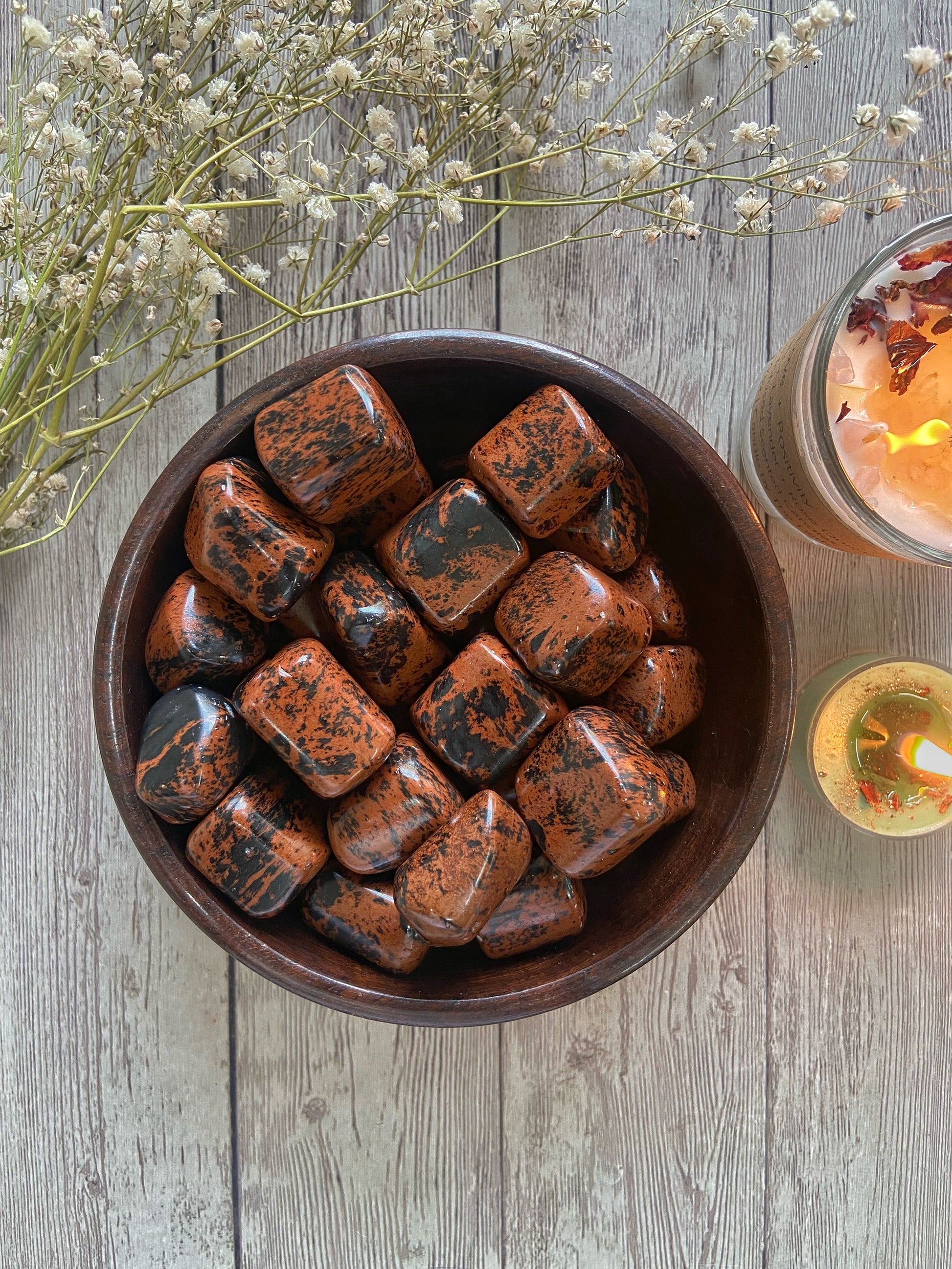 Mahogany Tumble | Stone Of Protection & Grounding Crystal Stones