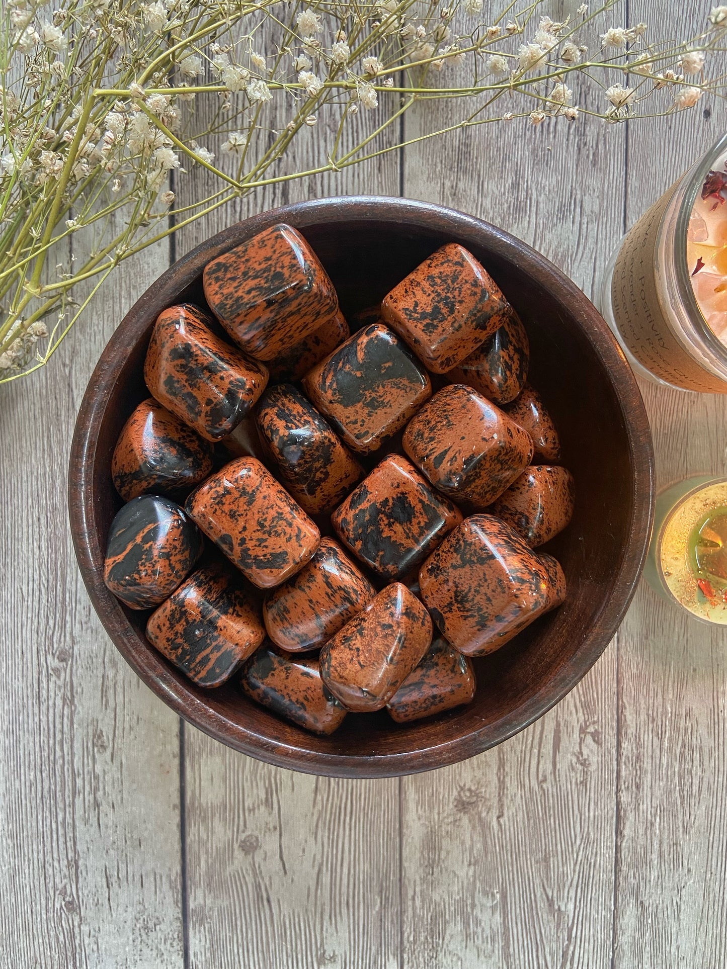 Mahogany Tumble | Stone Of Protection & Grounding Crystal Stones