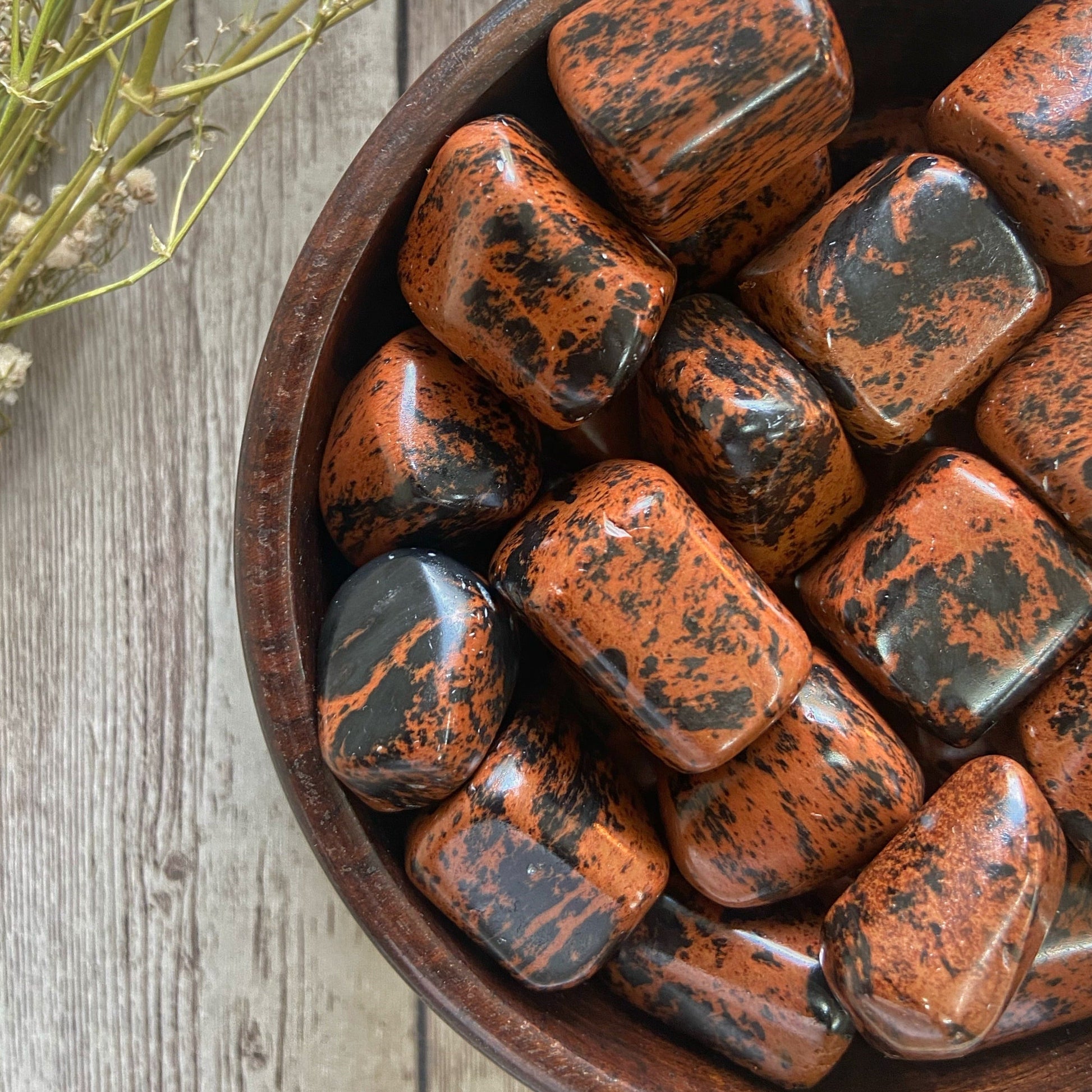Mahogany Tumble | Stone Of Protection & Grounding Crystal Stones