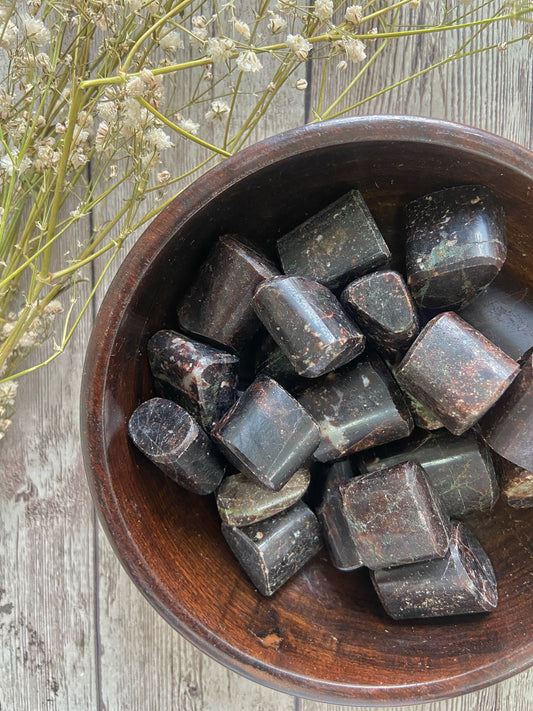 Garnet Tumble | Grounding & Protection Crystal Stones