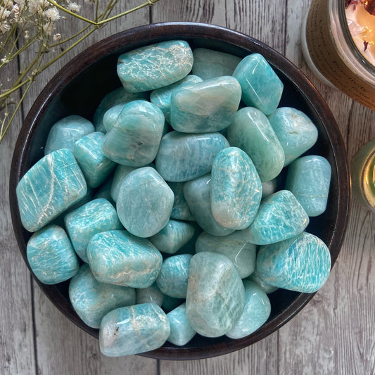 Amazonite Tumble | Stone Of Gambling & Success Crystal Stones