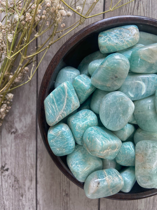 Amazonite Tumble | Stone Of Gambling & Success Crystal Stones