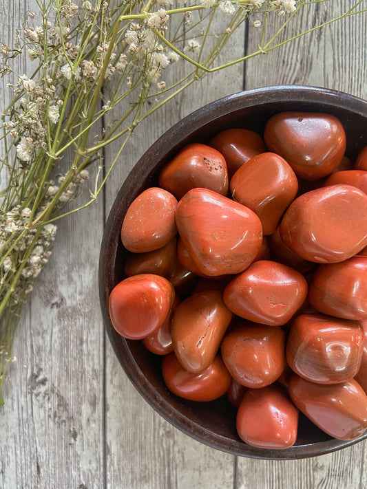 Red Jasper Tumble | Healing & Grounding Crystal Stones